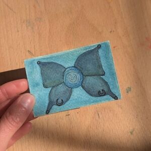 Hypnotic fairy original watercolor